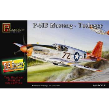 PEGASUS HOBBIES PGH8404 P-51B TUSKEGEE 1/48 SNAP KIT