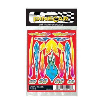 PINECAR PIN4010 COOL BLAZE DRY TRANSFER PINE CAR