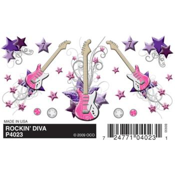 PINECAR PIN4023 ROCKIN' DIVA DRY TRANSFER