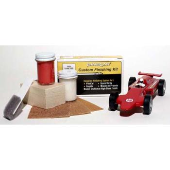 PINECAR PIN404 Custom Finishing Kit, Flame Red