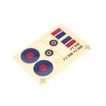 Parkzone PKZU1302 Decal Sheet: Mosquito