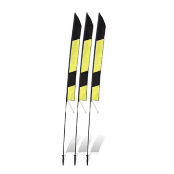 Premier Kites PMR10501 6 ft FPV Slalom Gate Banner (set of 3) w/ Stakes