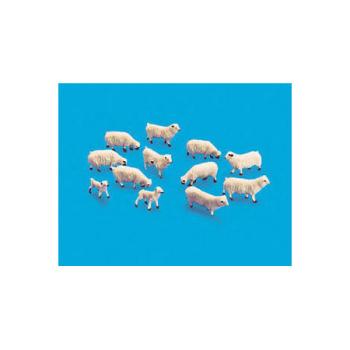 Peco PPC5110 HO Sheep & Lambs (12)