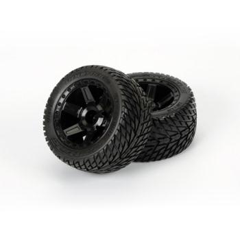 Pro-line Racing PRO117212 Road Rage 2.8, TRA Bead Desperado Whl, Blk:NRU,NST