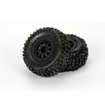 Pro-line Racing PRO118213 Badlands SC 2.2/3.0 M2 Renegade Black Wheel: SLH