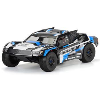 Pro-line Racing PRO345813 PrePainted Pre-Cut Flo-Tek Fusion Body,Blue/Tech