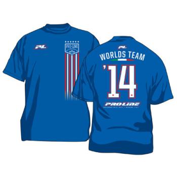 Pro-line Racing PRO980603 Pro-Line World Championship Blue T-Shirt, L