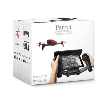 Parrot Inc PTAPF726100 Parrot Bebop 2 Red & Skycontroller Black