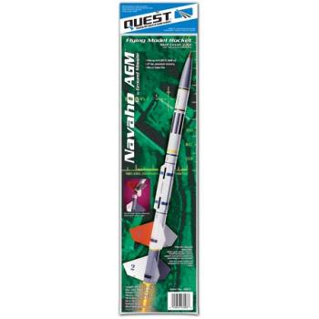 Quest Aerospace QUS3003 Navaho AGM Kit, 2 Stage Rocket Kit Skill Level 3