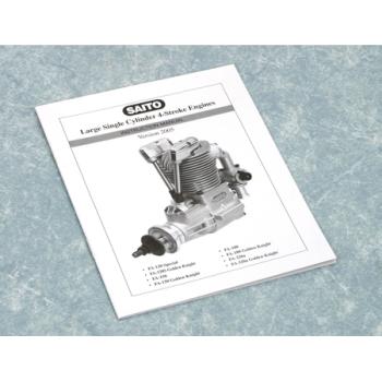 SAITO ENGINES SAIMAN1L LARGE SINGLE CYLINDER 4 STROKE BOOK