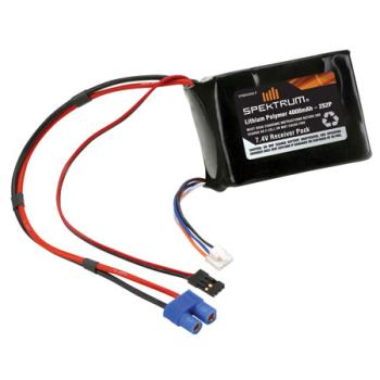 Spektrum SPMB4000LPRX 4000ma LiPo RX PACK  7.4 VOLT