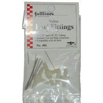 Sullivan Produc SUL486 NYLON FUEL FITTINGS 3/32 ELBOWS & JOINER