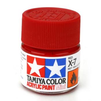 TAMIYA TAM81507 X-7 INSIGNIA RED ACRYLIC GLOSS PAINT