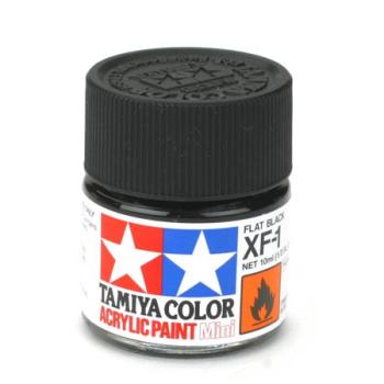 TAMIYA TAM81701 XF-1 FLAT BLACK ACRYLIC PAINT