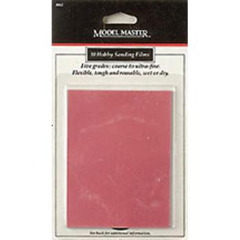 TESTORS TES8812 MM Sandpaper, Carded, 5 Grits