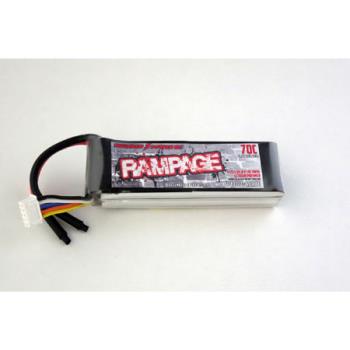 Thunder Power B THP13004SR70 1300mAh 4-Cell/4S 14.8V Rampage Series 70C LiPo