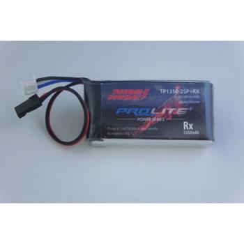 Thunder Power B THP13502SPRX 1350mAh 2-Cell/2S 7.4V ProLite + Power Rx LiPo