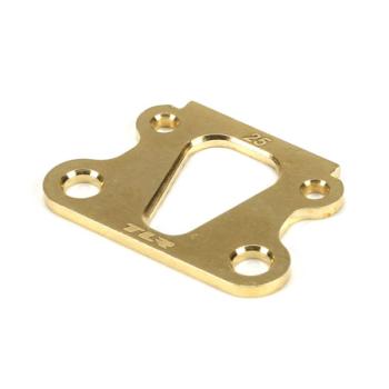 Team Losi Racin TLR1049 Brass Kick Angle Shim, 25 Degrees: 22