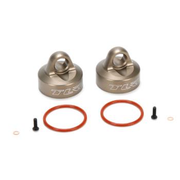 Team Losi Racin TLR353003 Bleeder Shock Caps, Al (2): 5T, MINI WRC