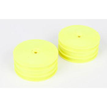 Team Losi Racin TLR43004 Front Wheel, Yellow (2): 22-4