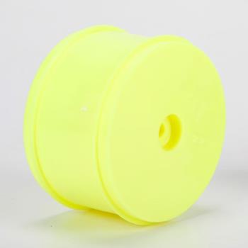 Team Losi Racin TLR43016 61mm Rear Wheel, 12mm Hex, Yellow (2): 22/22-4