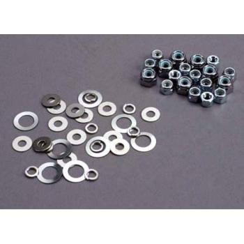 TRAXXAS TRA1252 Lock Nuts (3mm (11) And 4mm(7)) & Washer Set