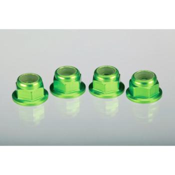 TRAXXAS TRA1747G Aluminum 4mm Axle Nuts (4): Grave Digger