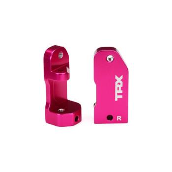 TRAXXAS TRA3632P L/R Aluminum Caster Blocks 30 Deg (Pink)