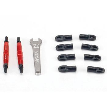 TRAXXAS TRA5938R Front/Rear Aluminum Toe Links (Red)