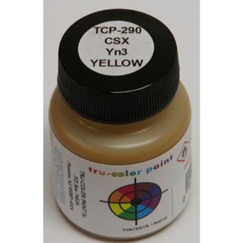 Tru-Color Paint TUP290 CSX/Yn3 Yellow, 1oz