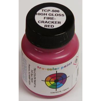 Tru-Color Paint TUP506 High Gloss Firecracker Red, 1oz