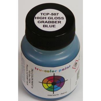 Tru-Color Paint TUP507 High Gloss Grabber Blue, 1oz