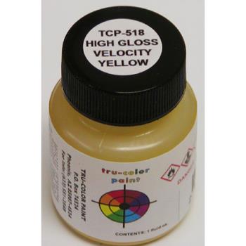 Tru-Color Paint TUP518 High Gloss Velocity Yellow, 1oz