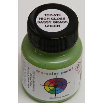 Tru-Color Paint TUP519 High Gloss Sassy Grass Green, 1oz