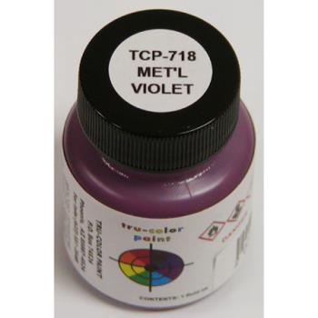 Tru-Color Paint TUP718 Metallic Violet, 1oz