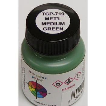 Tru-Color Paint TUP719 Metallic Medium Green, 1oz