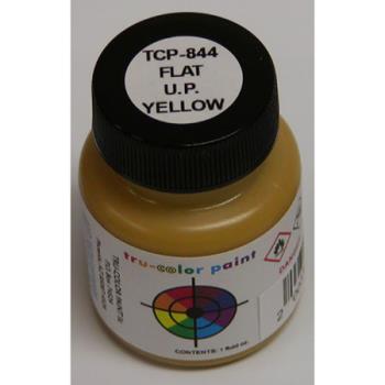 Tru-Color Paint TUP844 Brushable Flat UP/Yellow, 1oz