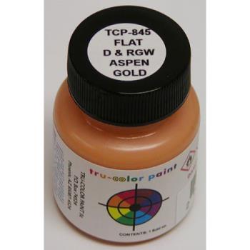 Tru-Color Paint TUP845 Brushable Flat D&RGW Aspen Gold, 1oz