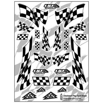 Upgrade RC UPG9004 Checkered Flag Sheet: Universal