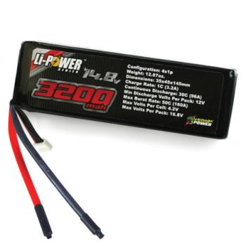 Venom Group In VNR15013 30C 14.8V 3200mAh 4S LiPo : VNR Plug System