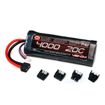 Venom Group In VNR15085 20C 7.4V 4000mAh 2S LiPo: UNI Plug