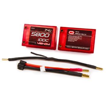 Venom Group In VNR15119 100C 2S1P 5800mAh 7.4v LiPO Saddle Pack ROAR : UNI