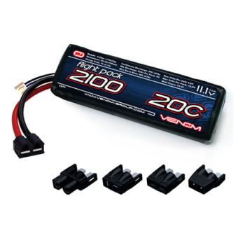 Venom Group In VNR1577 20C 11.1V 2100mAh 3S LiPo Battery: EC3