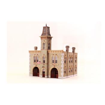 WOODLAND SCENIC WOO12400 HO KIT DPM Fire Station No. 3