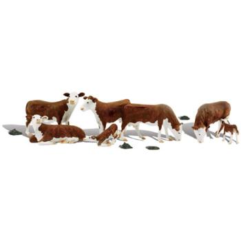 WOODLAND SCENIC WOOA2767 O Hereford Cows