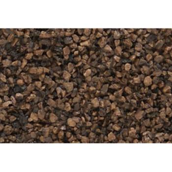 WOODLAND SCENIC WOOB85 Coarse Ballast Bag, Dark Brown/18 cu. in.