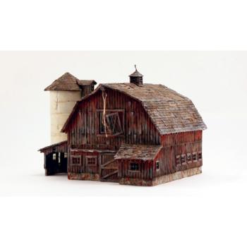 WOODLAND SCENIC WOOBR5038 HO Built-Up Old Weathered Barn