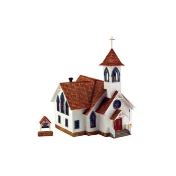 WOODLAND SCENIC WOOBR5041 COMMUNITY CHURCH B/U KIT H O SCALE SET