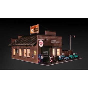 WOODLAND SCENIC WOOBR5846 O Built-Up Deuce's Cycle Shop