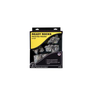 WOODLAND SCENIC WOOC1137 Ready Rocks, Faceted Rocks